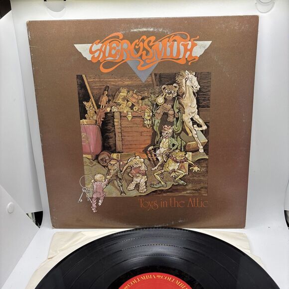 Aerosmith ~Toys in the Attic~ Vinyl Columbia JC 33479 1976 - GRG Tested - Picture 1 of 7